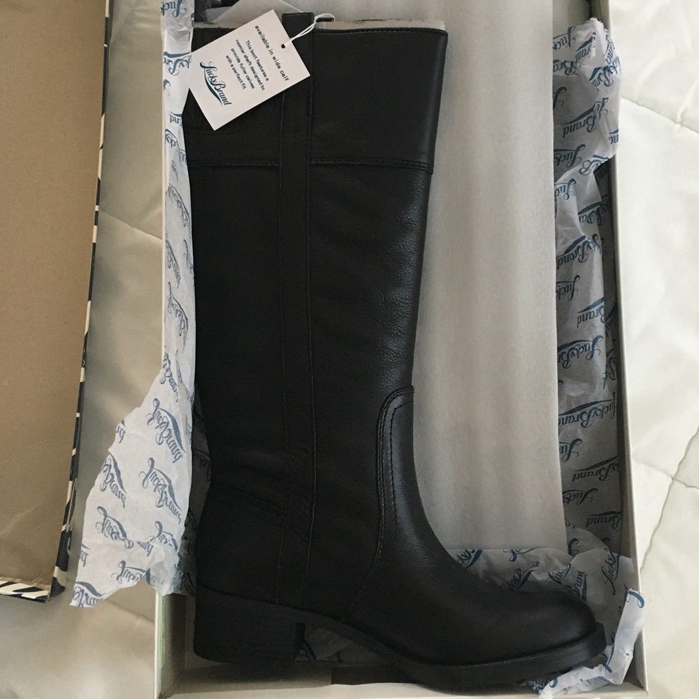 New in box Lucky Brand boots: black sz 9M